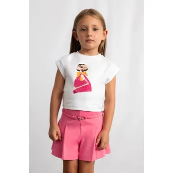 Chlapecké kraťasy Dětské kraťasy Mayoral 3220.6D.Mini.PPY2 růžová 30X, vel. 110