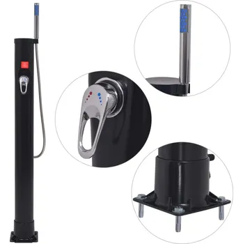 Zahradní sprcha Solární sprcha 8 l PVC ocel - 8718475556251