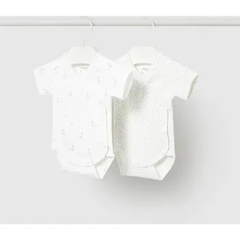 Kojenecké body Mayoral Newborn 2-pack 1725.1A.Newborn.PPY2 bílá 00X, vel. 70
