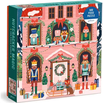 Puzzle GALISON Čtvercové Louskáčkovo kouzlo 500 dílků