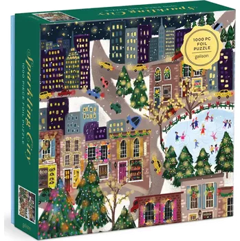 Hračka GALISON Metalické Třpytivé město 1000 dílků