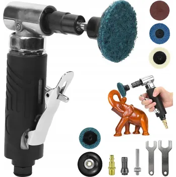 úhlová bruska PNEUMATICKÁ ÚHLOVÁ BRUSKA 1/4'' SADA ÚHLOVÁ BRUSKA