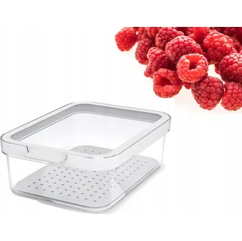 Dóza na potraviny Organizér, nádoba do lednice na sýry, uzeniny, zeleninu 1,2 L Cauma Rotho