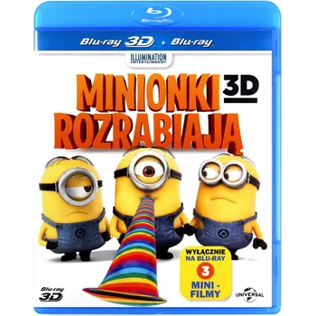 Blu-ray film Minionki Rozrabiają 3D Blu-ray disk