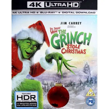 Blu-ray film How the Grinch stole Christmas Blu-ray 4K disk