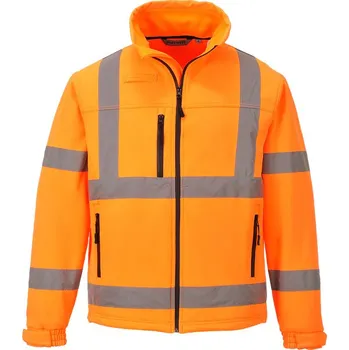 pracovní bunda PORTWEST Bunda S424 Hi-Vis Classic, zateplená, softshellová, reflexní POR-S424ORRXXXL 3XL Oranžová