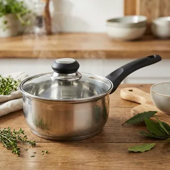 Hrnec Rondel z nerezové oceli s poklicí EMILIO 1,2 l