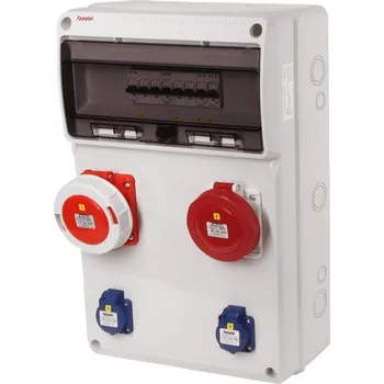 modulární přístroj a rozvaděč FAMATEL Zásuvková skříň ZSF20001010.0 /3952 IP54 V820-6KA