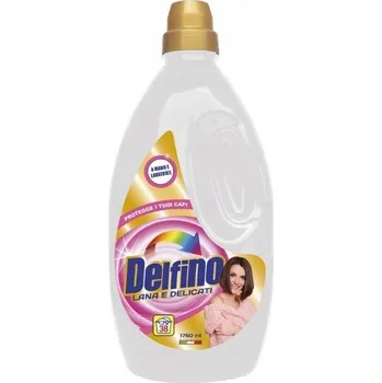 Prací gel Delfino Lana e Delicati 38 praní 1,75l italský prací prostředek gel na jemné prádlo
