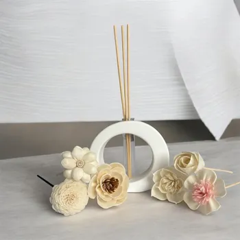 Difuzérové květy SOLA na tyčce - sada 6 ks