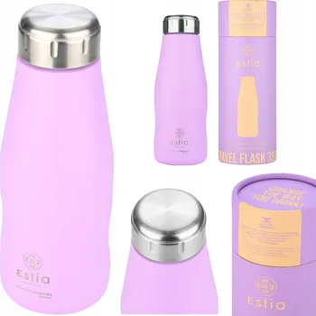 Termoska Termoska láhev na kávu, čaj 350 ml fialová, udrží teplotu 12/24 hodin