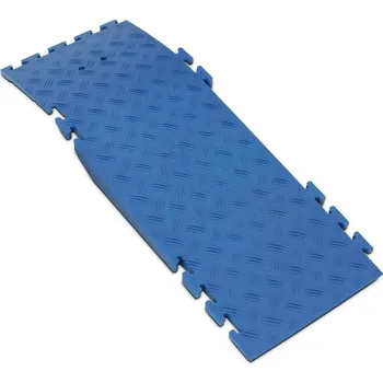 Nakládací rampa pro vozidlo Modrá plastová nájezdová rampa DEFENDER Ramp LINE - 80 x 25 cm