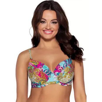 Dámské spodní prádlo PODPRSENKA SK 172 TYRKYSOVÁ PAISLEY MAXI TYRKYSOVÉ PAISLEY 75K