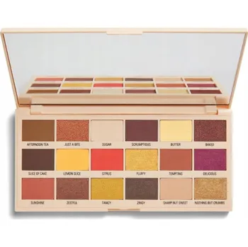 Oční stíny Makeup Revolution Lemon Drizzle Chocolate paletka očních stínů