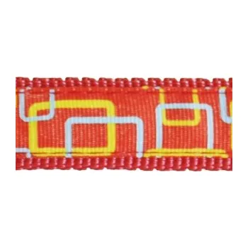 Vodítko pro psa SADA VODÍTKO A OBOJEK ČERVENÁ 25 CM KOMPLET PRO PSA