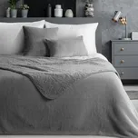 Přehoz na postel BELLA stříbrná 220x240 cm Mybesthome