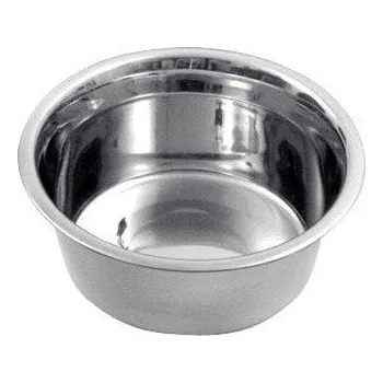 Miska pro psa Jedna kovová miska Kerbl stříbrná 450 ml
