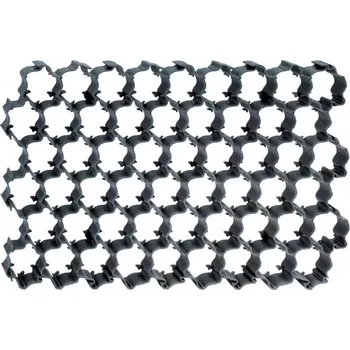 Venkovní dlažba Černá plastová zatravňovací dlažba - 12 x 40 x 3,3 cm