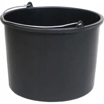 kbelík Vědro ReCycled® 16 lit, stavební, plast, černé