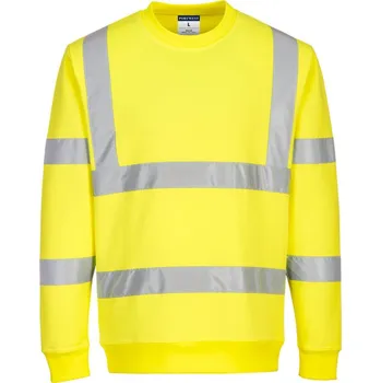 pracovní mikina PORTWEST Mikina EC13 Eko Hi-Vis, reflexní POR-EC13YERXXL 2XL Žlutá