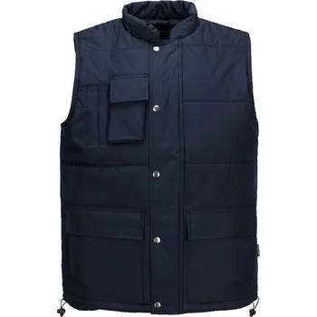 pracovní vesta PORTWEST Vesta Classic S415, zateplená POR-S415NVR4XL Navy 4XL