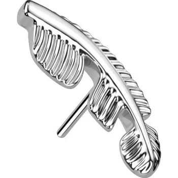 Piercing Šperky4U Ozdoba - peříčko k PUSH IN piercingu - peříčko - TIT1222-ST