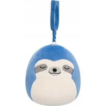 plyšák SQUISHMALLOWS PLYŠOVÁ HRAČKA CLIP-ON MODRÝ LENOCHOD PABLITO PŘÍVĚSEK NA KLÍČE 9 CM