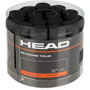 Tenisová omotávka vrchní Head Prime Tour po kusech černá