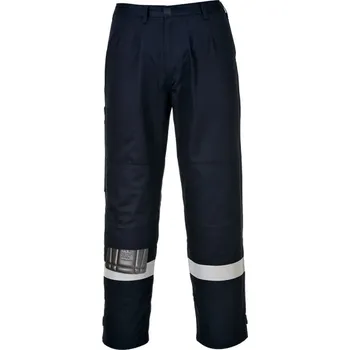 montérky PORTWEST Kalhoty FR445 Bizflame Work FR do pasu, dámské POR-FR445NVRXS Navy XS