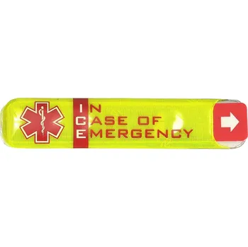 Dopravní zařízení PORTWEST Jmenovka ID10, reflexní POR-ID10YER Žlutá