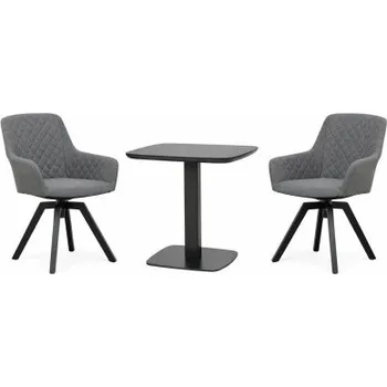 Zahradní sestava Doppler PICASO PARIS LIKA-TEX® otočné šedé - zahradní souprava 2+1