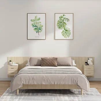 Čelo postele se skříňkami dub sonoma kompozitní dřevo IM_3115758