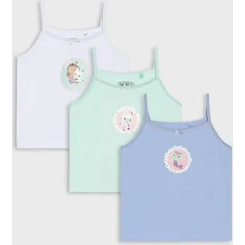 Dívčí oblečení Sinsay - Tričko 3 pack Gabby's Dollhouse - vícebarevná - ZD428-MLC - ZD428-MLC-98