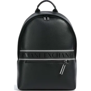 turistický batoh Armani Exchange Ian Batoh 42cm, 16L, černá, imitace kůže, 50555103