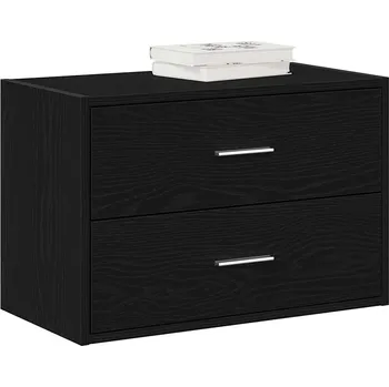 Příborník do zásuvky vida Skříňka s 2 zásuvkami černý dub 60x31x40 cm kompozitní dřevo - 8721158577023