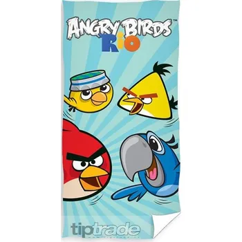 Dětská osuška Angry Birds Rio Blue 140x70cm