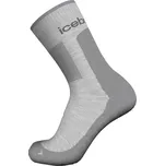 pánské ponožky ICEBREAKER M Mer Hike+ Medium Crew BLIZZARD HTHR/ALLOY - XL