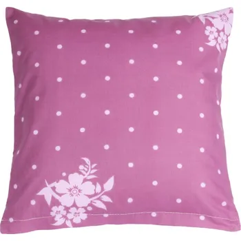 Povlečení Povláček bavlněný - fialový ornament 40x40 cm