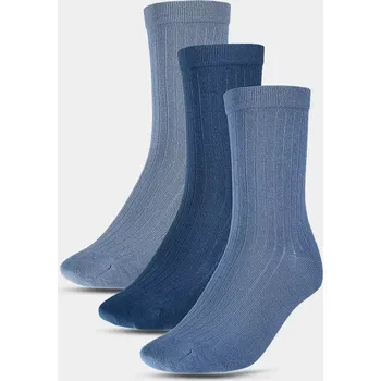 Dívčí tričko Dětské ponožky casual nad kotník (3Pack) 4F Velikost: 36-38