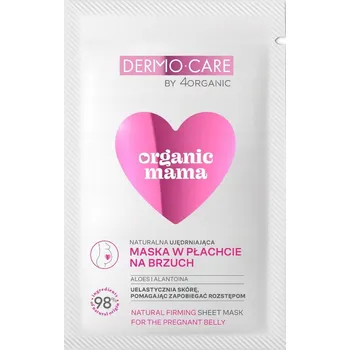 Pleťová maska DERMO PÉČE 4ORGANIC ORGANIC MAMA ZPEVŇUJÍCÍ TEXTILNÍ MASKA NA BŘICHO