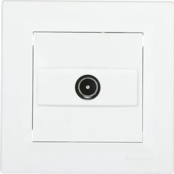 Elektrická zásuvka Anténní zásuvka nástěnná Schneider Electric Asfora bílá