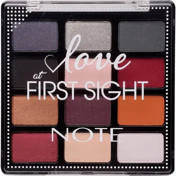 Oční stíny Note Cosmetique - Love at First Sight Eyeshadow Paletky očních stínů 16.5 g Černá unisex