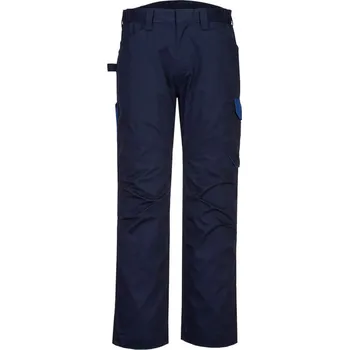 montérky PORTWEST SERVICE PW240 / Kalhoty do pasu - námořní modrá/modrá UK 33/EU 48
