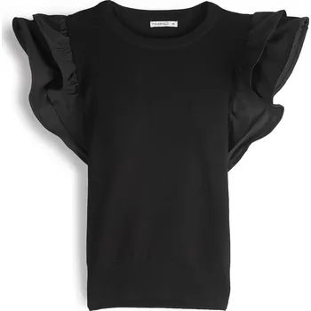 Dámské oblečení GATE Pulovr s volánovými rukávy 38 225-0576/89