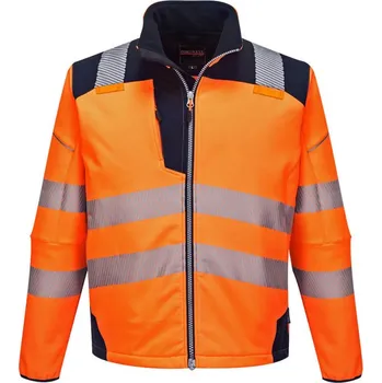pracovní bunda PORTWEST Bunda HiVis Softshell PW3 T402, reflexní POR-T402ONRXXXL 3XL Oranžová/navy
