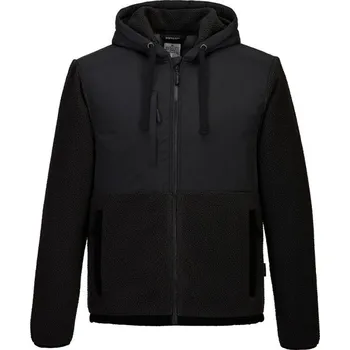 pracovní bunda PORTWEST Bunda KX371Borg Fleece POR-KX371BKRXXL 2XL Černá