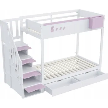 Postel Patrová postel Arhatreya moderní 90 x 200 cm růžová