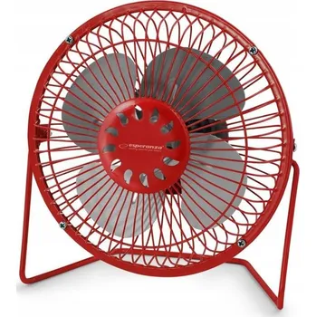 Domácí ventilátor Stolní ventilátor Esperanza Yugo červený (červený)