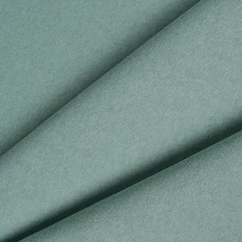 Zbytek - Počesaná teplákovina Alla barva tmavá máta