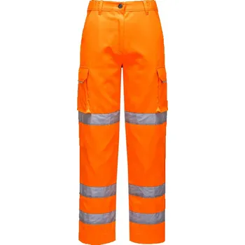 Pánské kalhoty PORTWEST Kalhoty HiVis LW71 do pasu, dámské, reflexní POR-LW71ORRXXL 2XL Oranžová